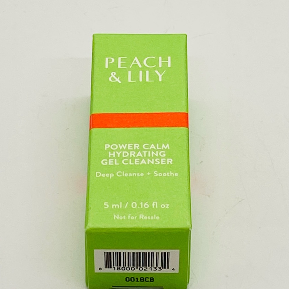 NWT Peach & Lily Power Calm Hydrating Gel Cleanser Mini 5ml